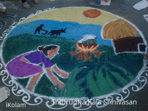 Rangoli: Free hand