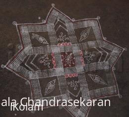 Rangoli: karthigai deepam