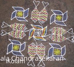 Rangoli: this is today's margazhi kolam