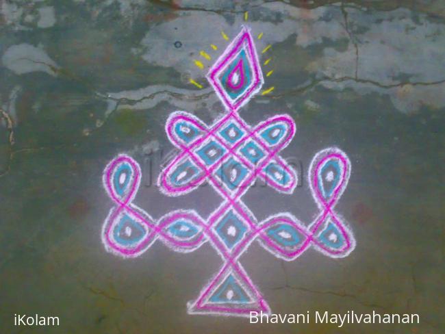 Rangoli: Dotted kolam(Margazhi4)