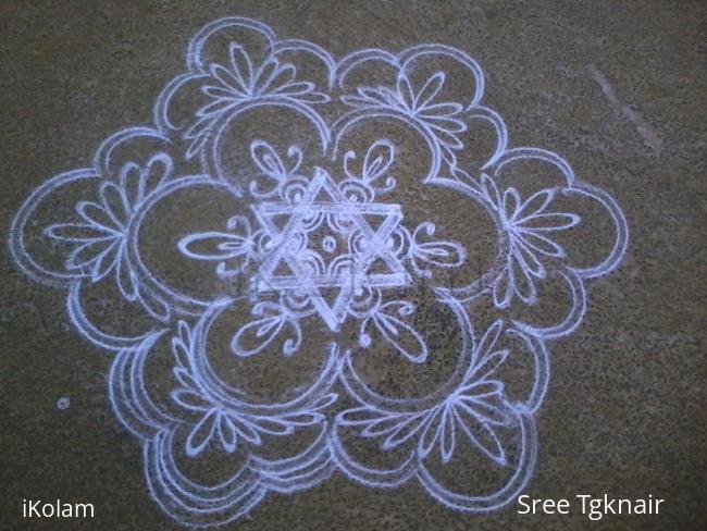 Rangoli: freehand