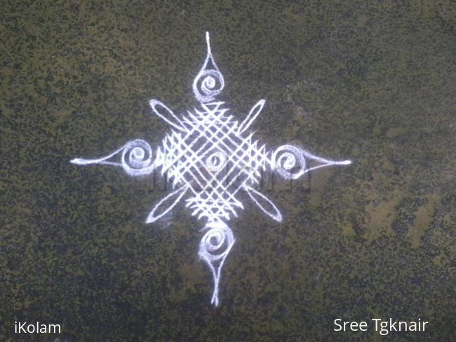 Rangoli: mini kolam