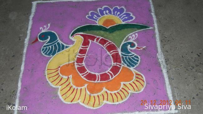 Rangoli: marghazhi kolam