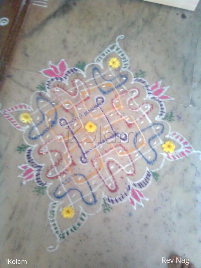 Rangoli: color kolam