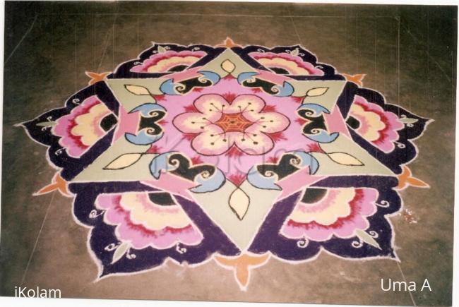 Rangoli: Rainbow Fan