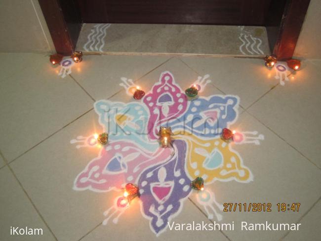 Rangoli: Karthigai kolam