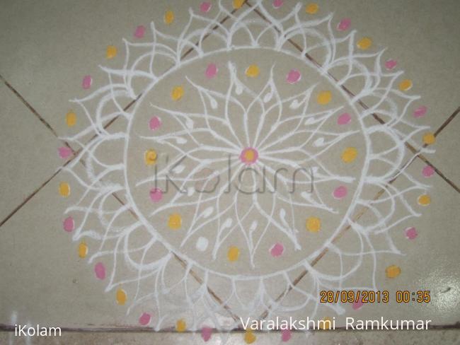 Rangoli: Free hand rangoli