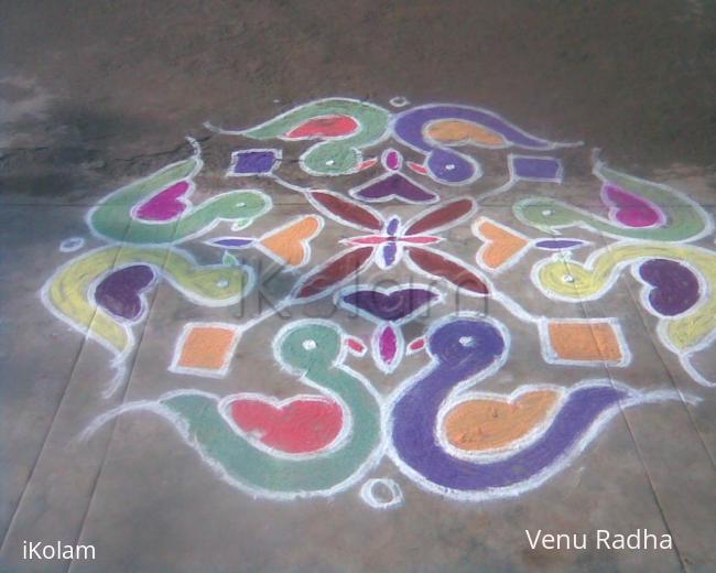 Rangoli: Duck Kolam