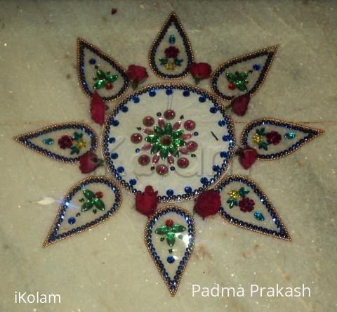 Rangoli: kundan kolam