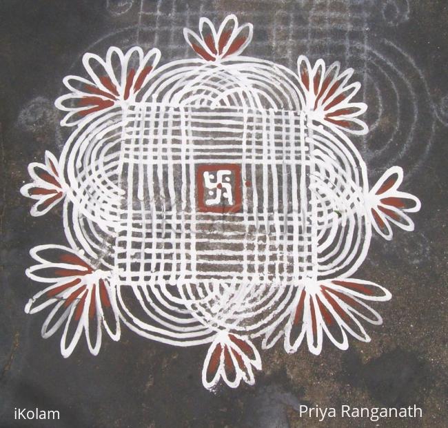 Rangoli: Sunday small kanya kolam