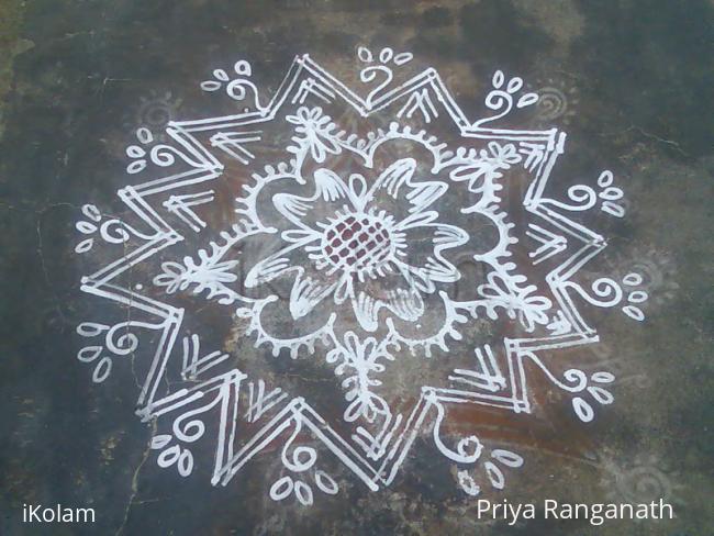 Rangoli: Sreerama Navami Kolam 