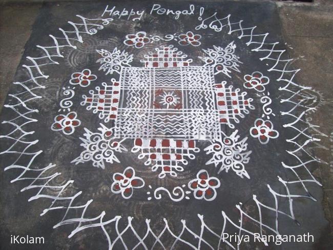 Rangoli: Maa Kolam Pongal Kolam