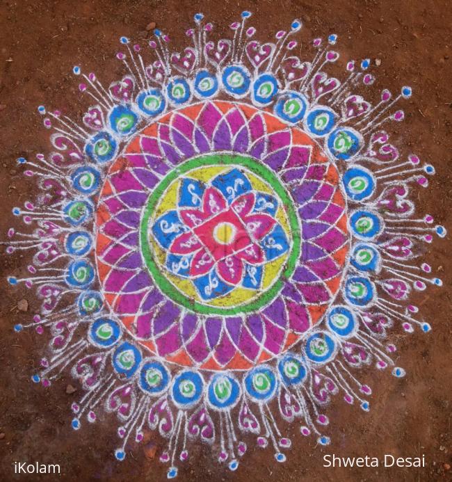 Rangoli: freehand