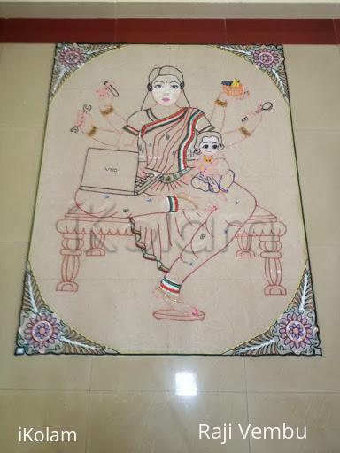 Rangoli: template for multi tasking lady year 2014