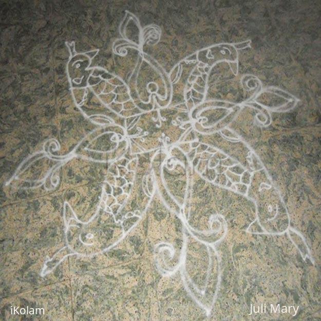 Rangoli: free hand kolam 28