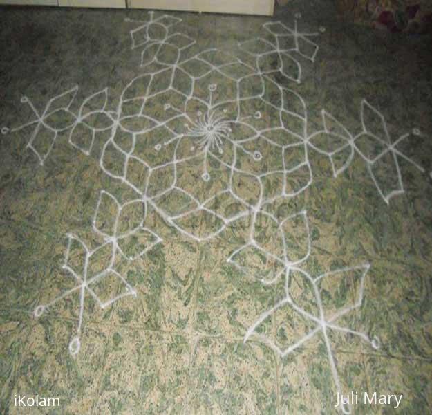 Rangoli: Star based design