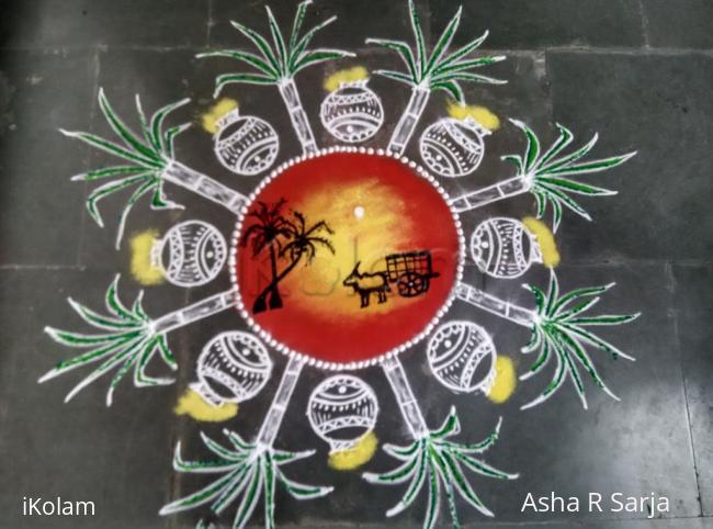 Rangoli: Sankranthi /pongal