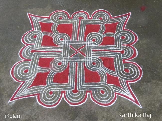 Rangoli: Margali Tuesday special padi kolam