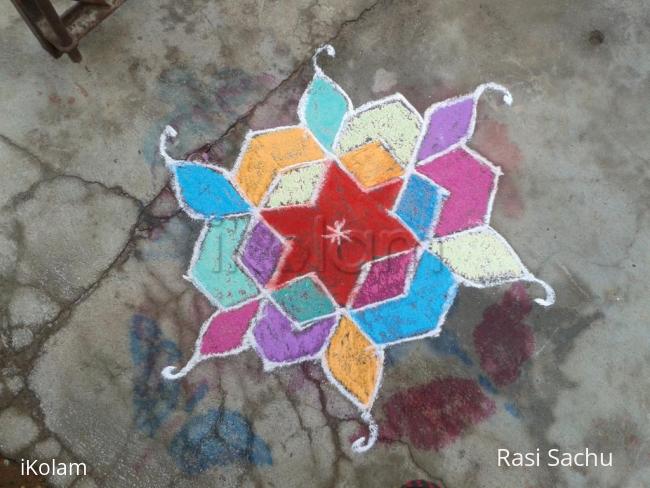 Rangoli: star