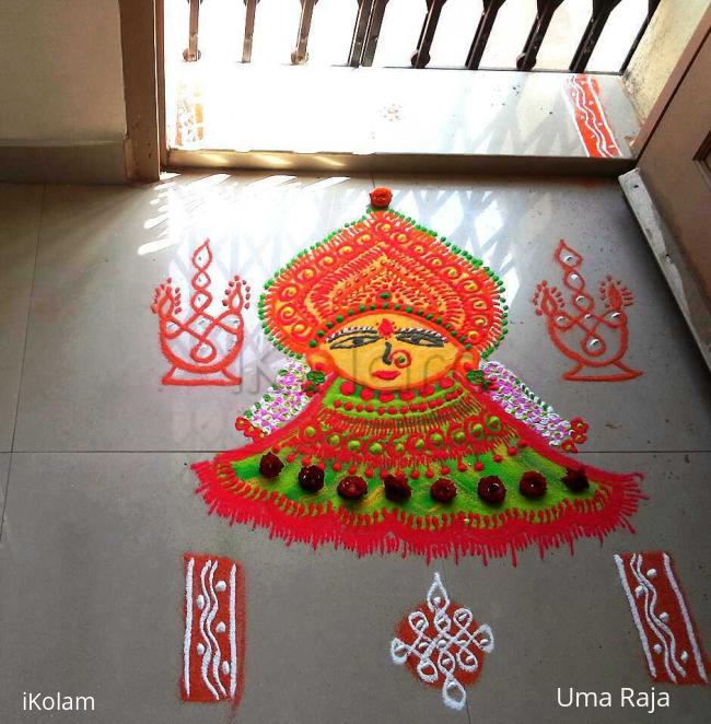 Rangoli: aadi kolam 1