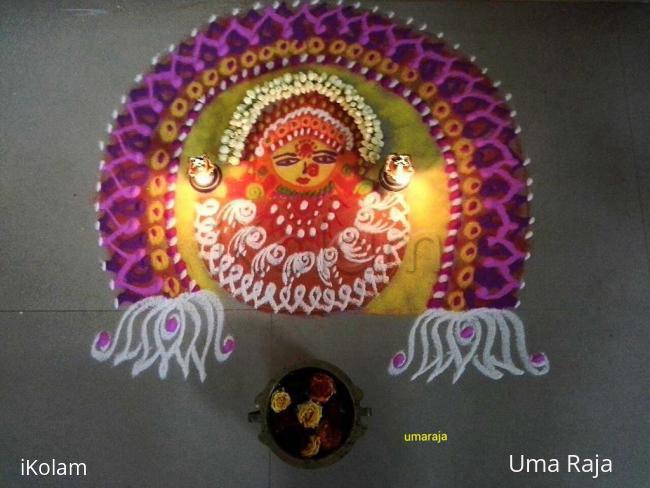 Rangoli: amman kolam2