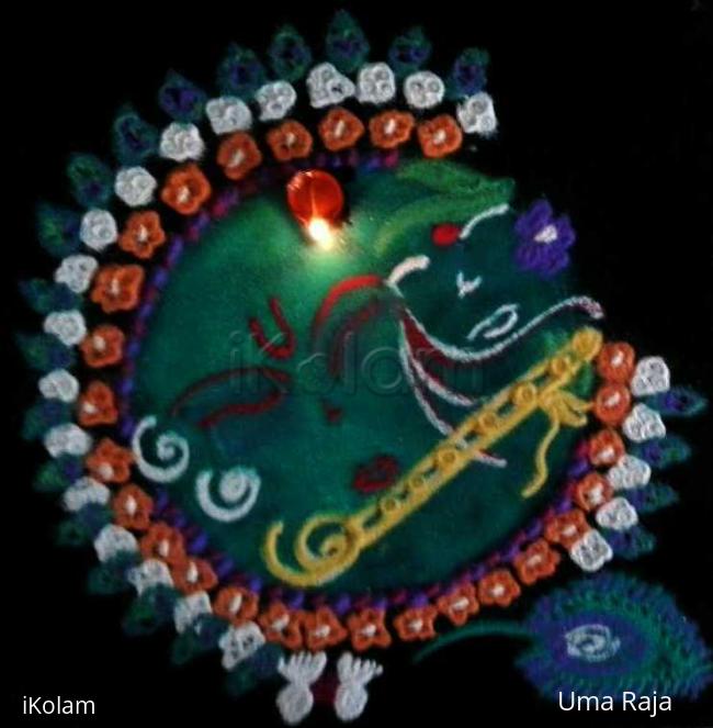 Rangoli: Happy janmashtami