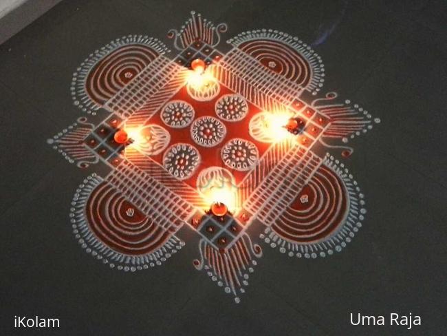 Rangoli: Tuesday padikolam