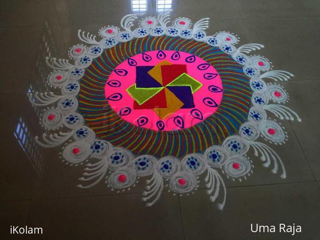 Rangoli: Happy birthday ikolam