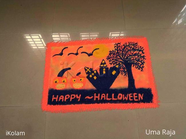 Rangoli: Happy Halloween