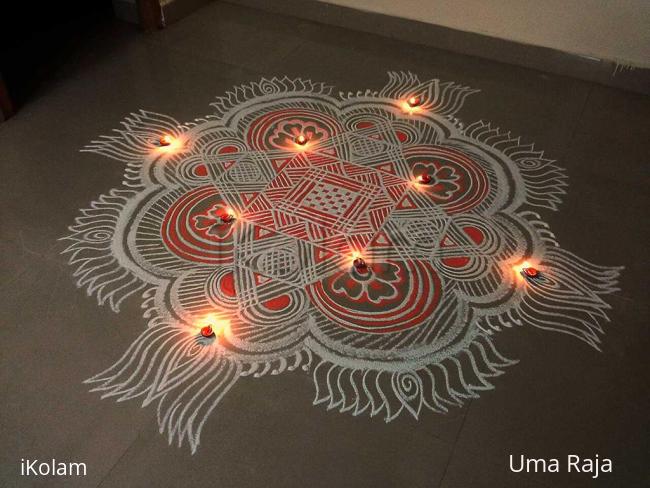 Rangoli: friday Padikolam