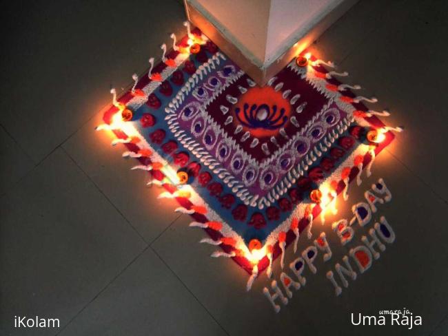 Rangoli: Happy bday indhu