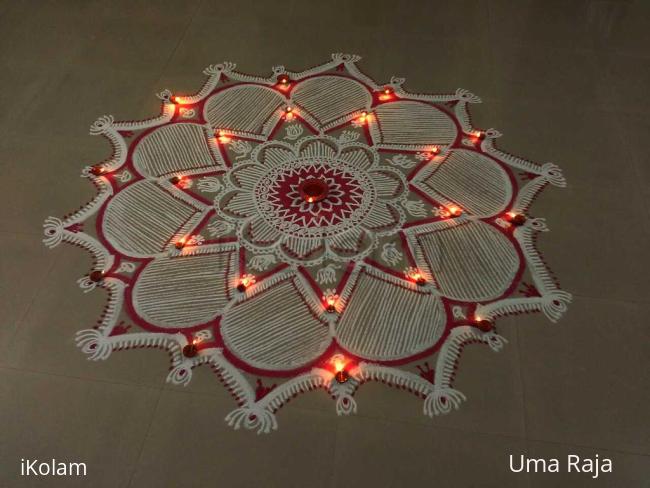 Rangoli: Thirukarthigai kolam