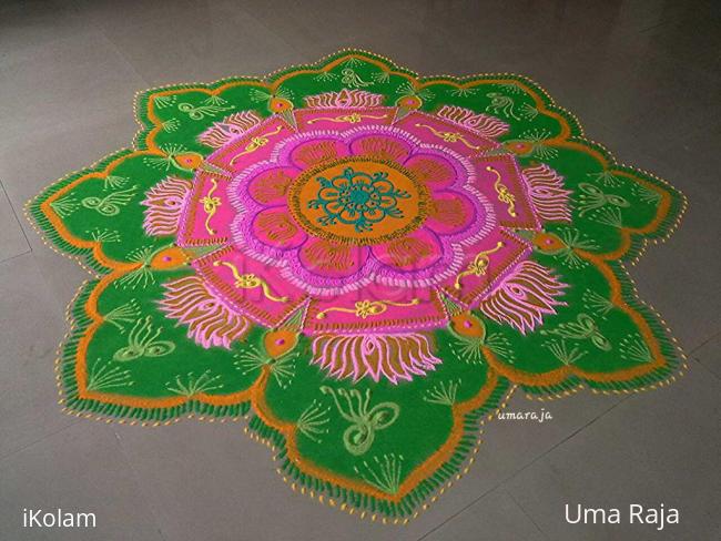 Rangoli: Margazhi day 1