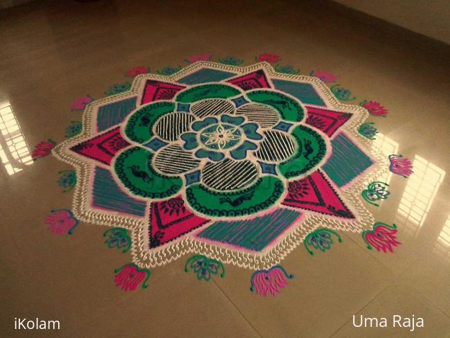 Rangoli: Margazhi day 3