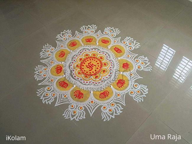 Rangoli: Margazhi day 9