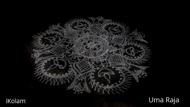 Rangoli: evening kolam