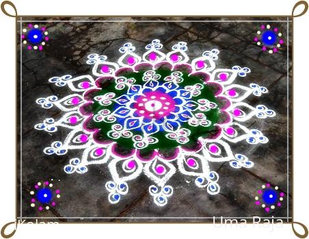 Rangoli: Happy b'day Raja