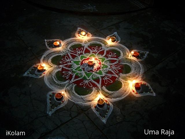 Rangoli: diya flashes