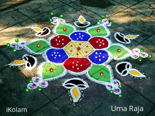 Rangoli: happy boghi