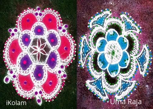 Rangoli: dew showers 6