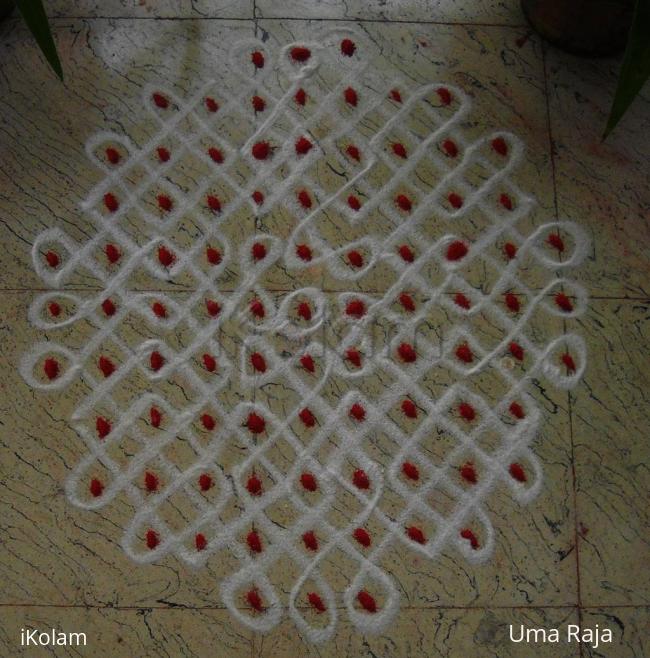 Rangoli: sikku kolam 4