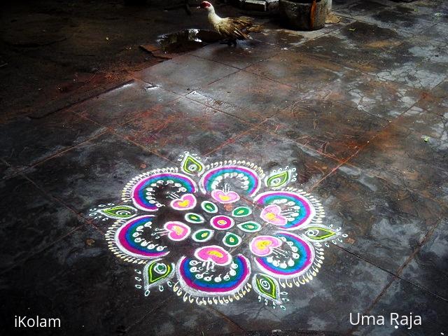 Rangoli: arudhra dharisanam kolam