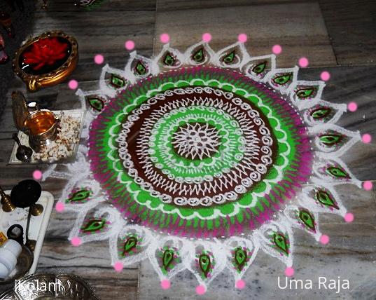 Rangoli: navarathri 2