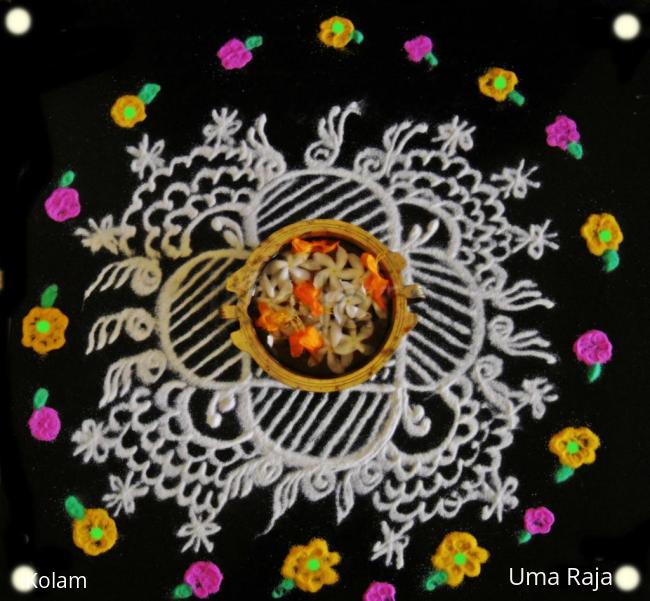 Rangoli: puja kolam