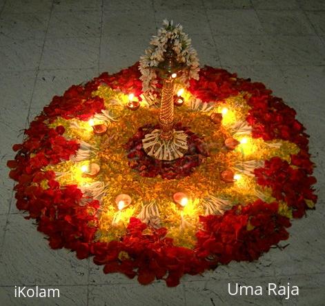 Rangoli: happy onam