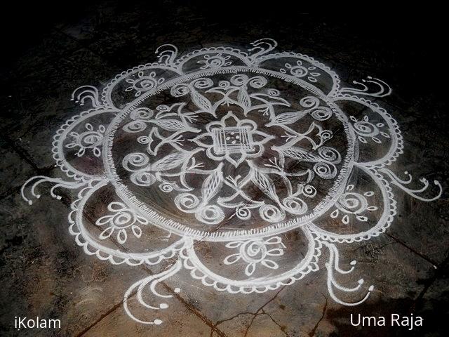 Rangoli: Snow white