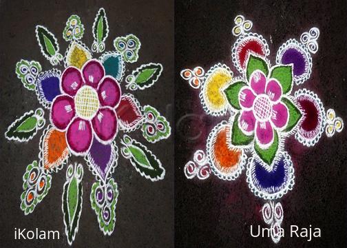 Rangoli: dew showers 7