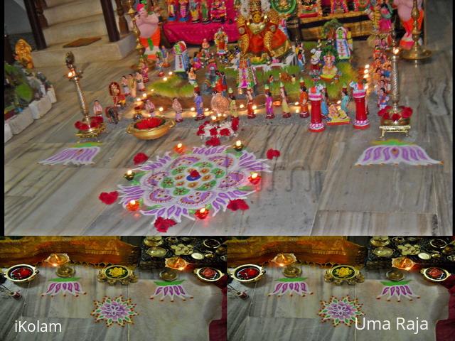 Rangoli: saraswathi pooja