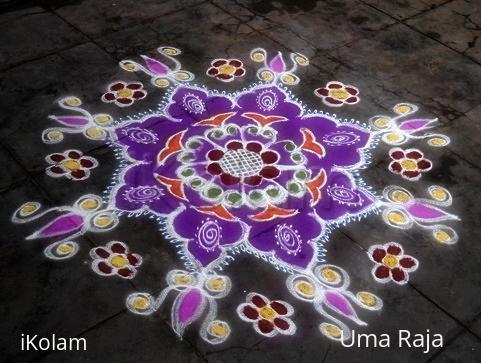 Rangoli: dew showers 2