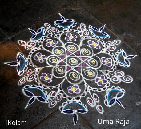 Rangoli: karthigai kolam